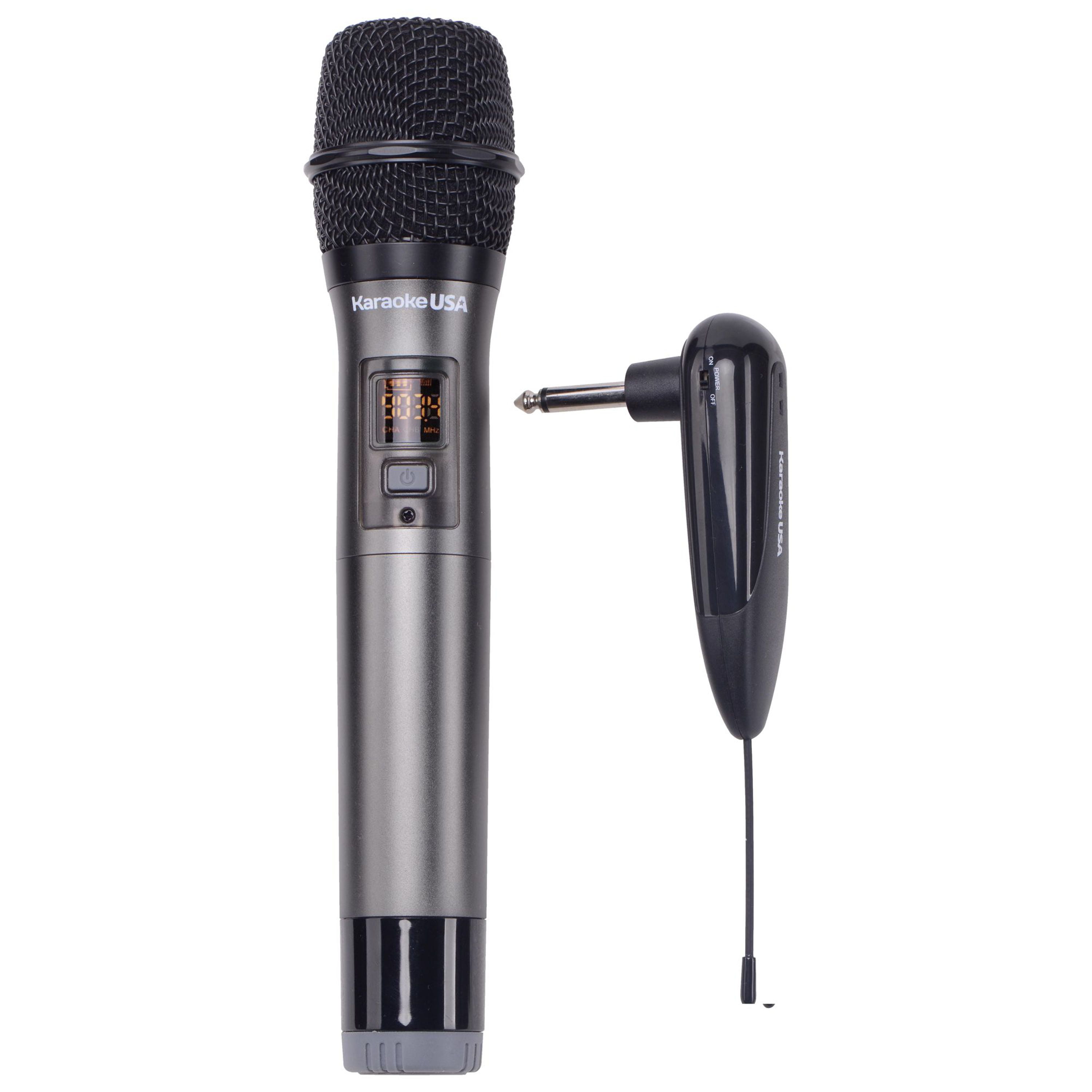 900 MHz UHF Wireless Microphone -  Karaoke USA, KA87736