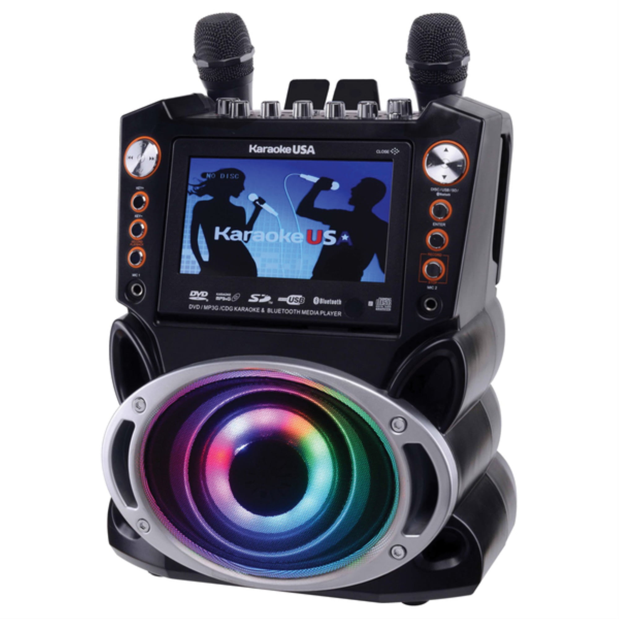 Picture of Karaoke USA GF946 DVD CD Plus G MP3-G Karaoke System with 7 in. TFT Digital Color Screen