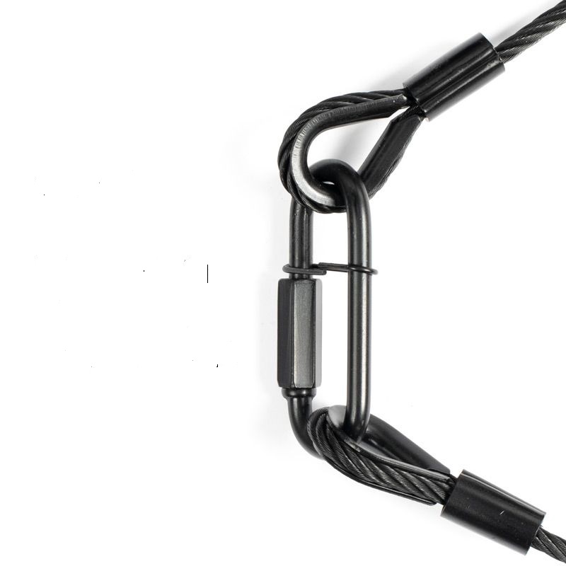 SC5014 31.5 in., 800 mm Black Safety Cable - 45 Kg