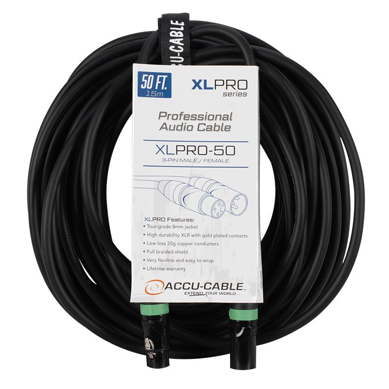 Picture of Accu Cable XLP050 50 ft. XLPRO-50 Pro Audio Cable