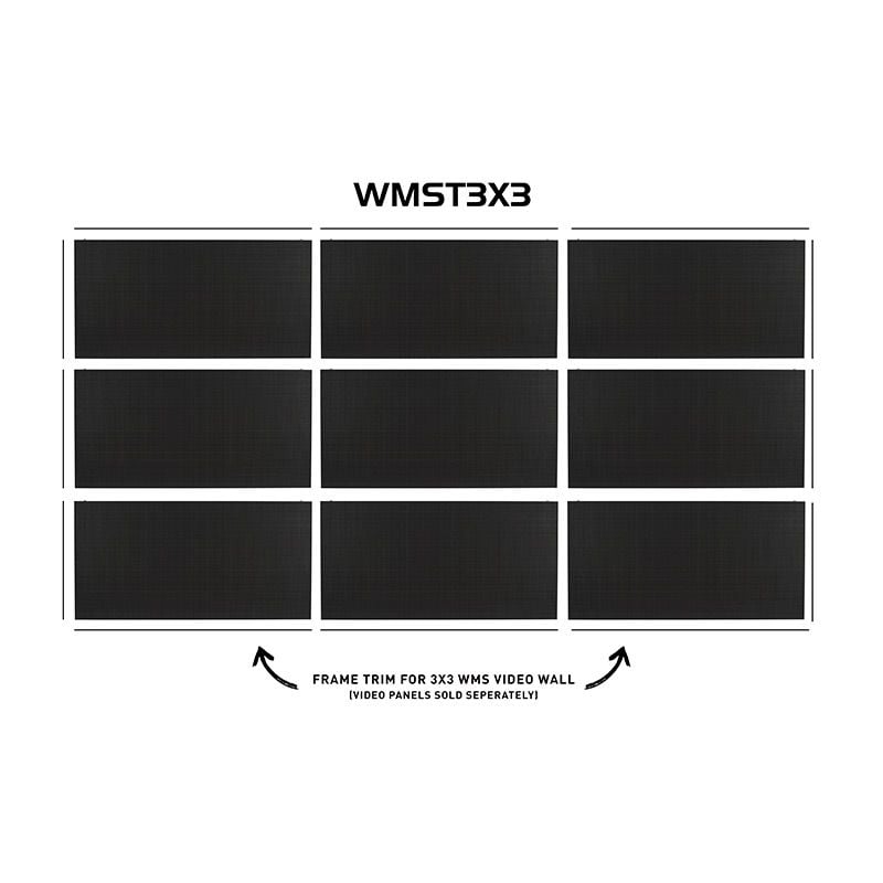 WMS054 WMST3X3 Frame Trim Set for 3 x 3 WMS