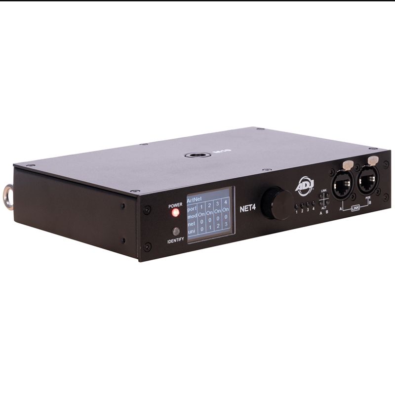 NET400 NET 4 4-Port DMX Over Ethernet Node with Wired Digital Communication Network
