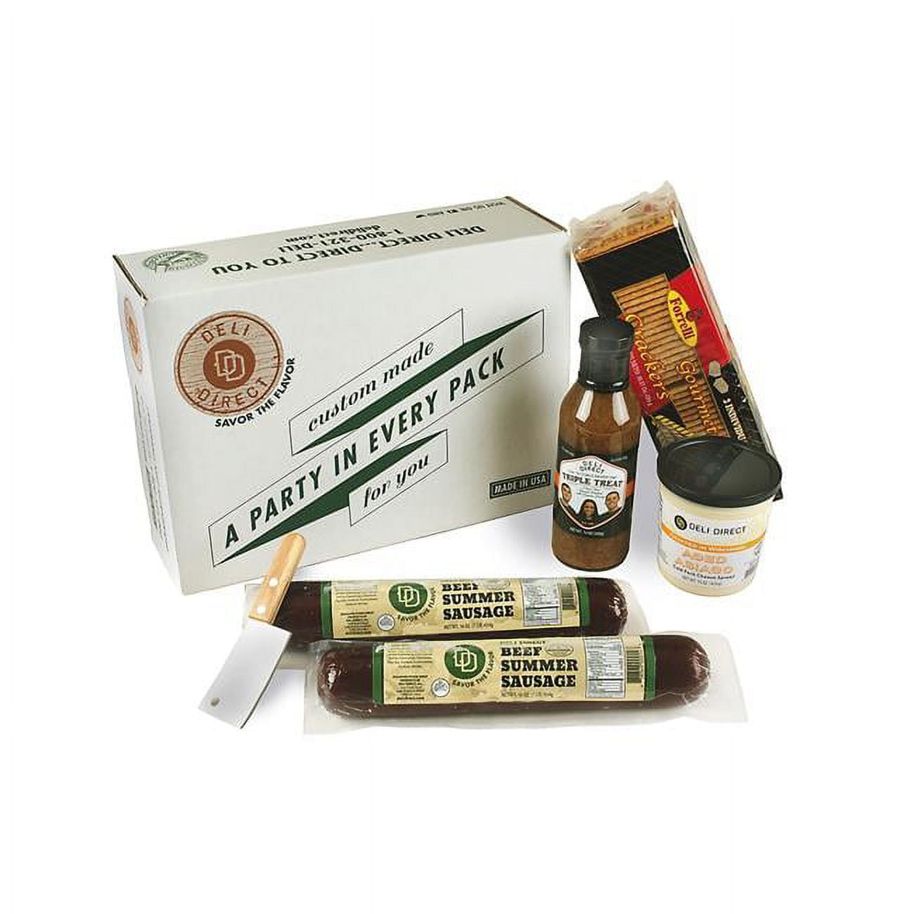 Picture of Deli Direcct & Farmers Market DDSUPR-2974 Sausage & Cheese Super Party Pack