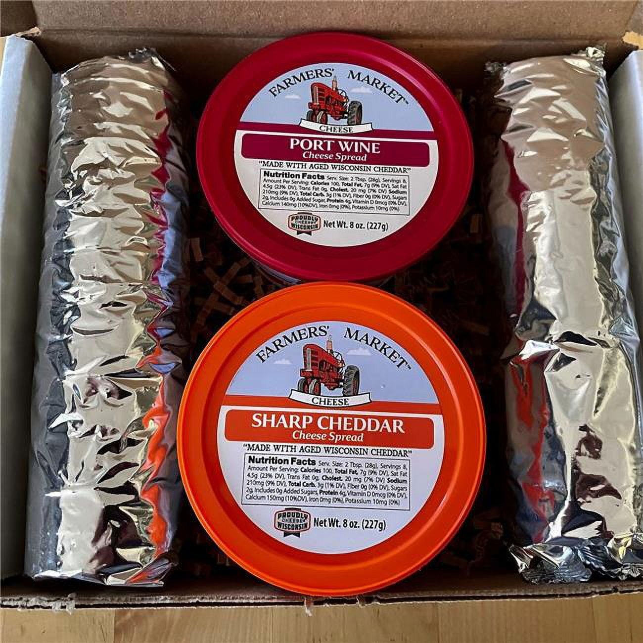 Picture of Farmers Market FMCHES-2998 Farmers Market Wisconsin Assortment Cheese Spread