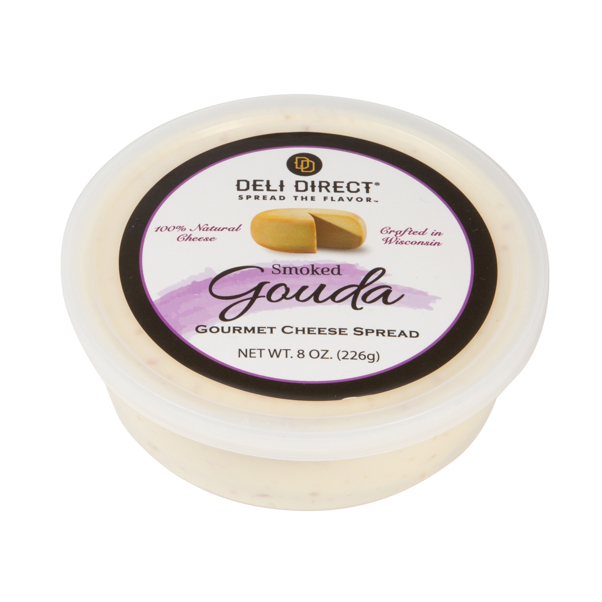 B09ZDCS8T7 Spreadable Cheese for Crackers, Chips & Pretzels, Creamy Cheese Dip for Snacking & Entertaining, Smoked Gouda, 8oz