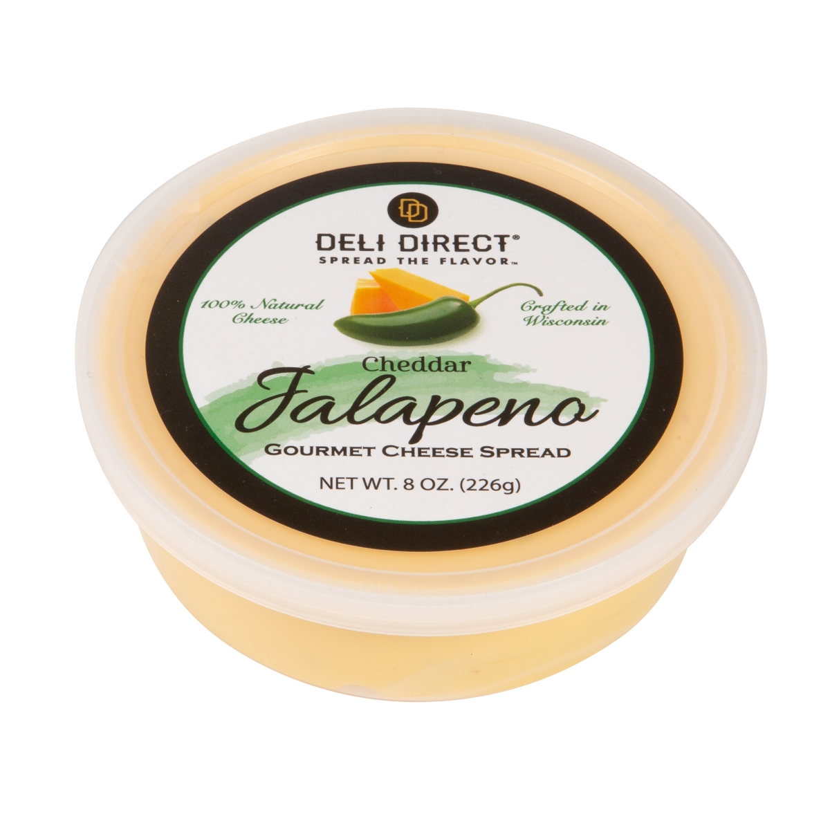 B09ZCNMNTL Spreadable Cheese for Crackers, Chips & Pretzels, Creamy Cheese Dip for Snacking & Entertaining, Jalapeno, 8oz