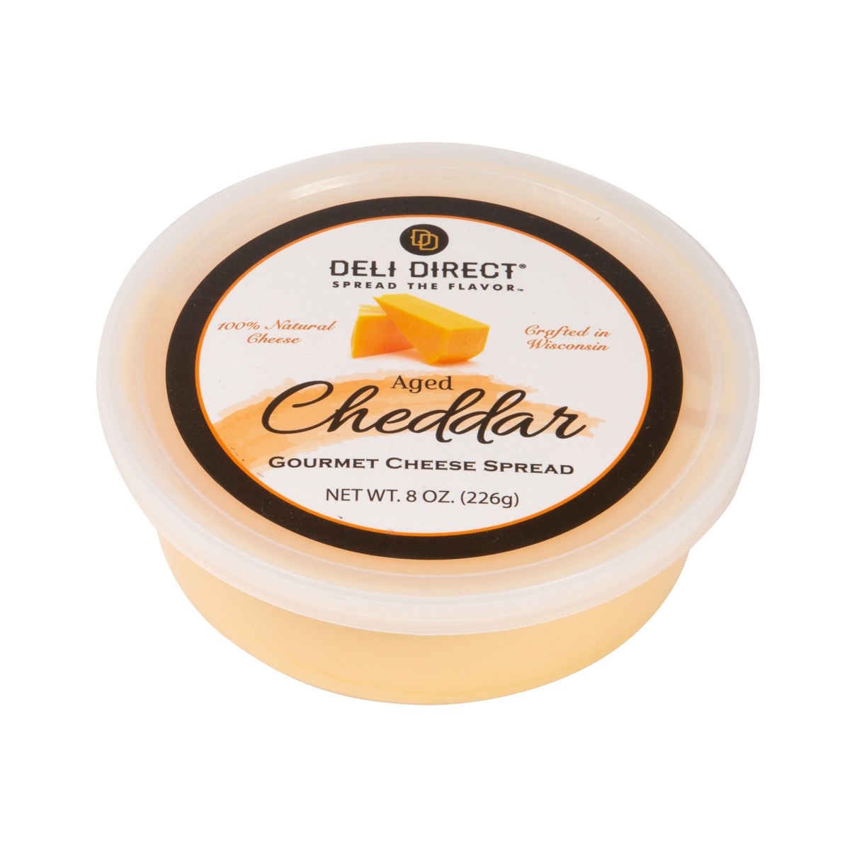 B09ZD64B4C Spreadable Cheese for Crackers, Chips & Pretzels, Creamy Cheese Dip for Snacking & Entertaining, Aged Cheddar, 8oz