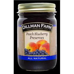 Picture of Dillman Farm 230 16 oz Peach Blueberry Preserves - Pack of 6