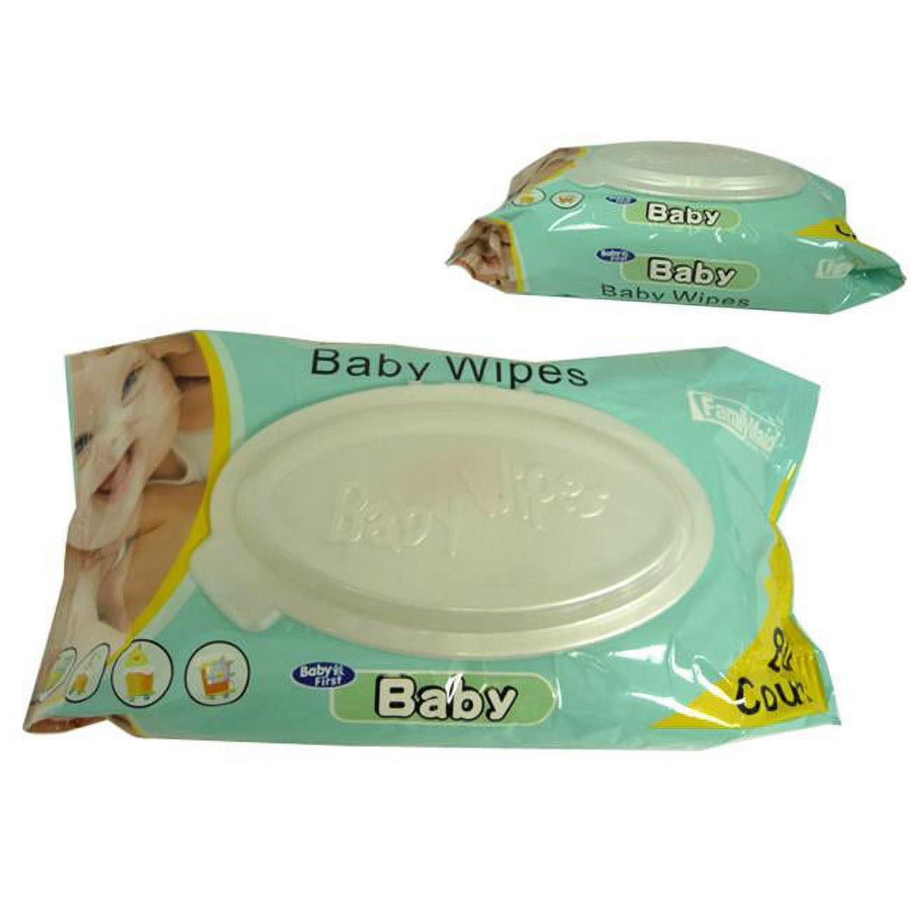 Picture of Familymaid 24126 Oval V Baby Wipe&#44; 80 Count - Pack of 24
