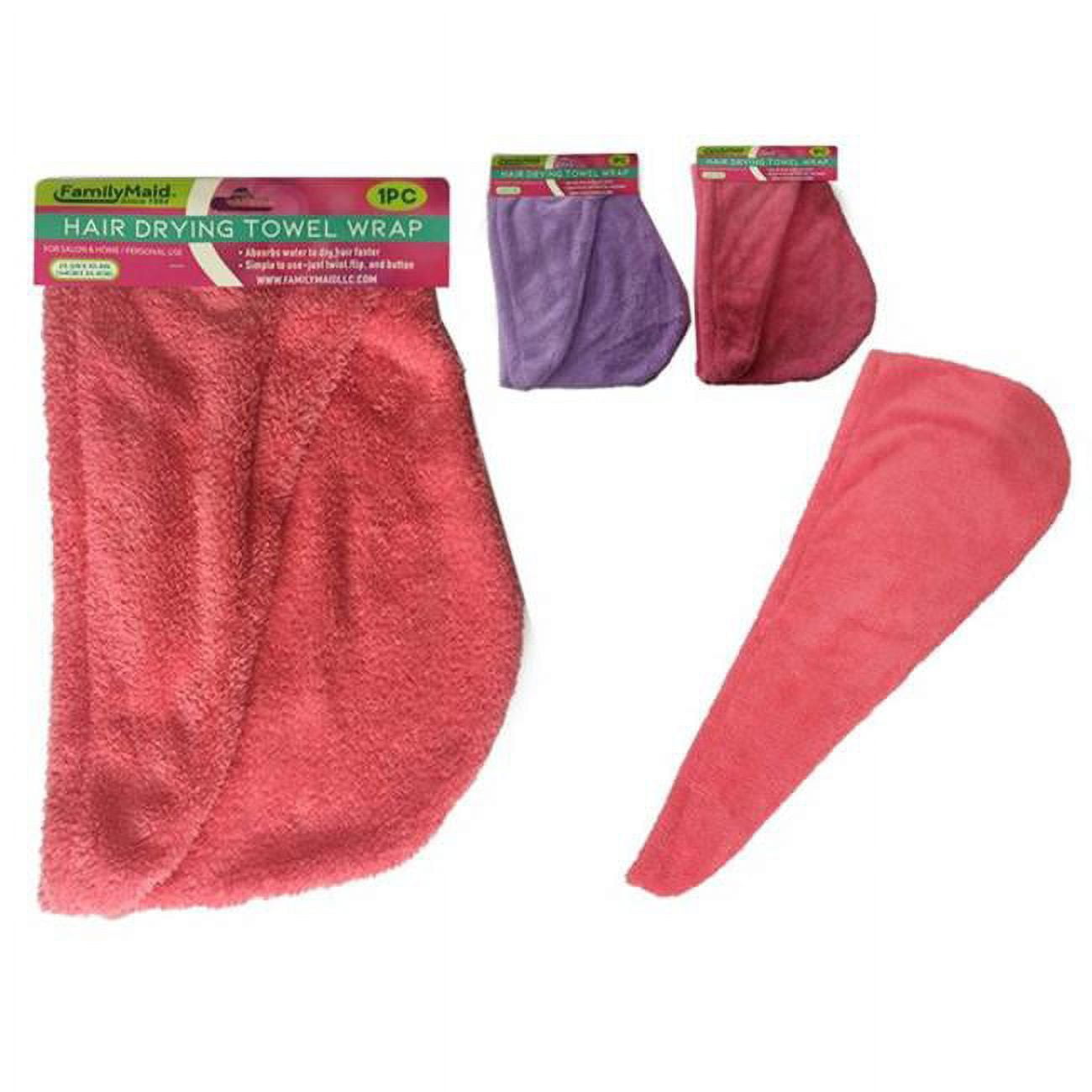 Picture of Familymaid 17509 25.2 x 10.4 in. Hair Wrap&#44; Pink &amp; Purple  - Pack of  144