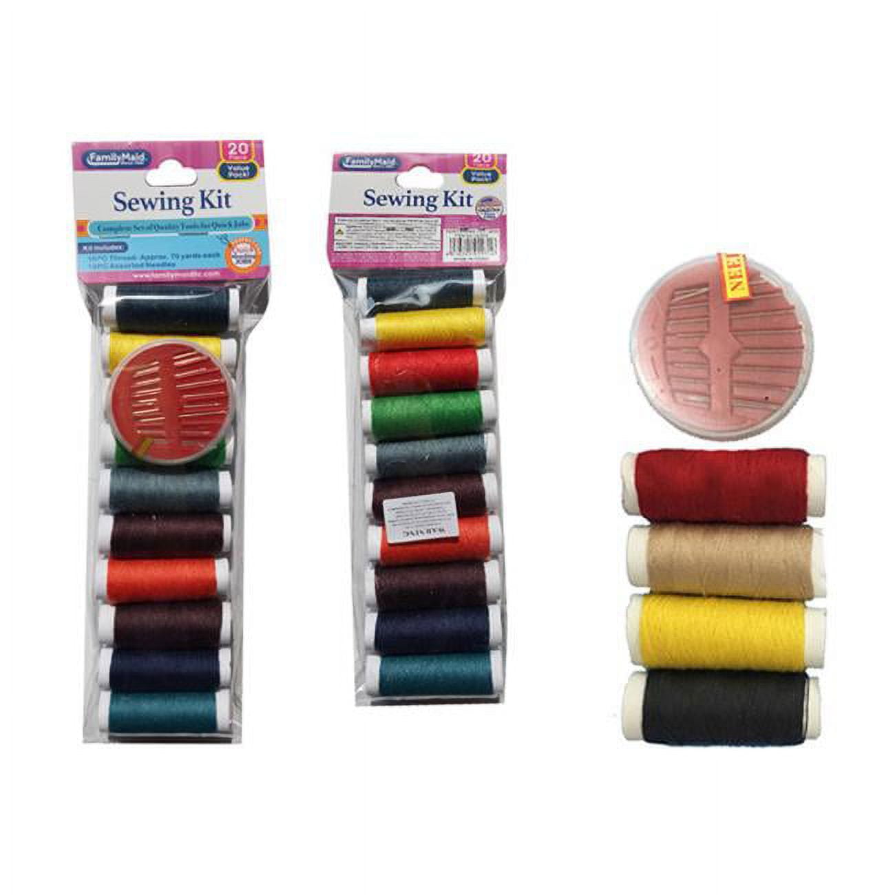 Picture of Family Maid 19297A Thread Plus 10 Needles - 10 Piece - Pack of 144