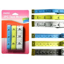 Picture of Familymaid 23693 1.2 x 150 cm&#44; 1.5 x 150 cm & 2 x 150 cm Measure Tape&#44; 3 Piece - Pack of 96