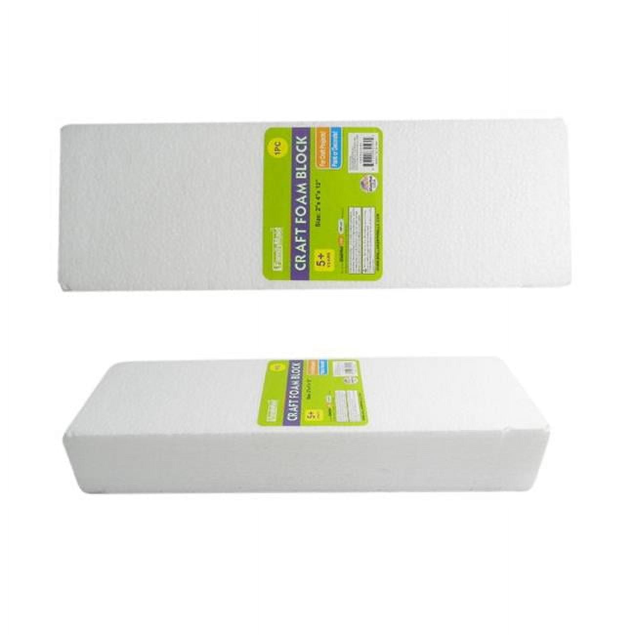 Picture of Familymaid 34191 Craft Foam Block - 2 x 4 x 12 in. - Pack of 72