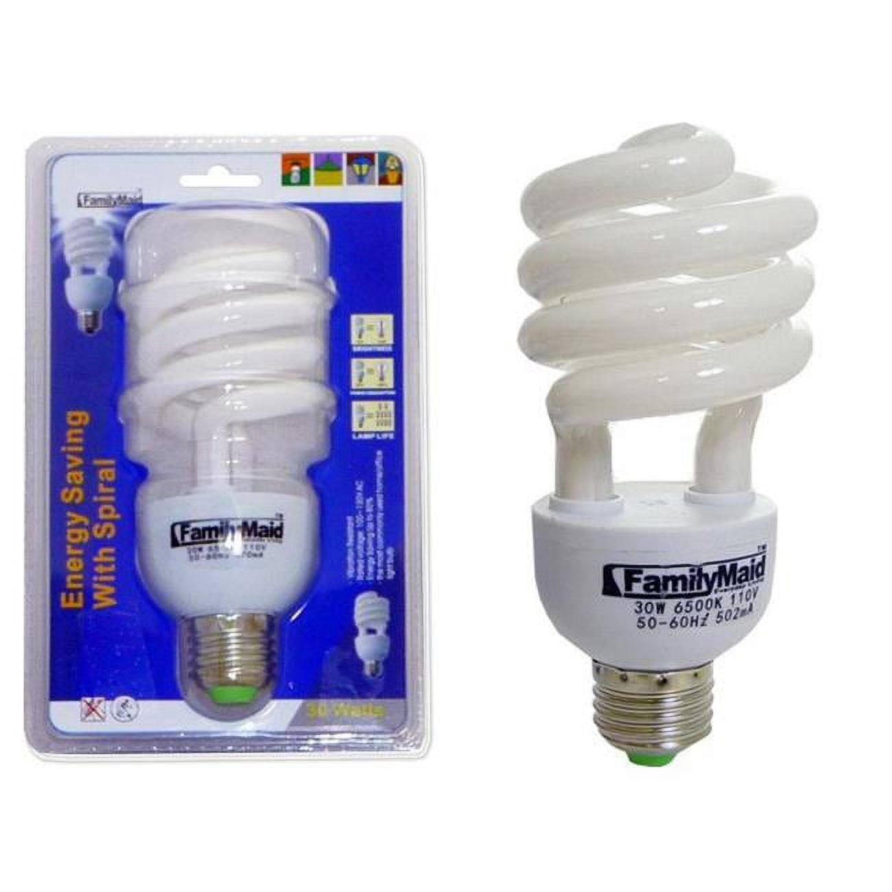 Picture of Familymaid 33682 30 watt Energy Saving Light with Spiral - Pack of 72