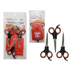 Picture of Familymaid 28098 5.5 in. Scissors&#44; Black & Red - 3 Piece - Pack of 96