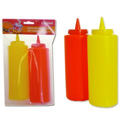 Picture of Familymaid 11284 2.25 in. Dia. x 8 in. Ketchup Dispenser&#44; 2 Piece per Set - Pack of 96