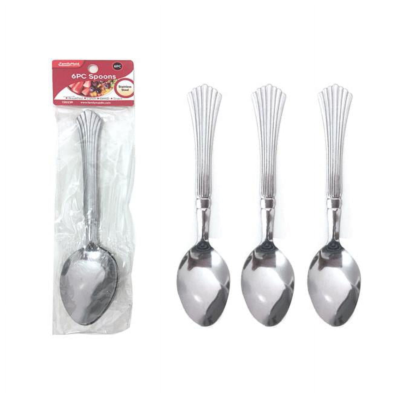 Picture of Family Maid 13023P 7.9 in. Stainless Steel Spoon - 6 Piece - Pack of 96