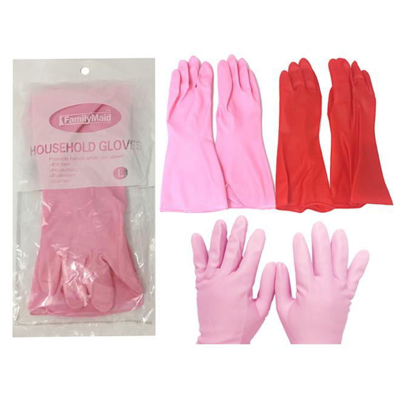 Picture of FamilyMaid 14027 12.5 in. 80 g Large Printed PVC Gloves&#44; Pack of 2 - Case of 144