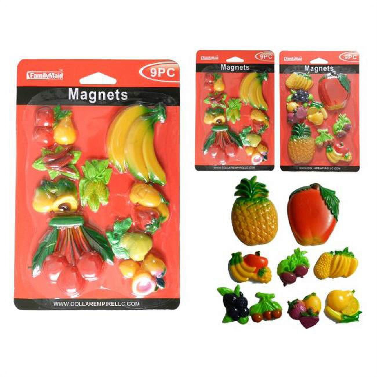 Picture of Family Maid 19067 Fruit Design Magnet - 9 Piece - Pack of 96