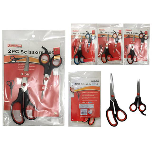 Picture of FamilyMaid 28107 8.5 & 6 in. Metal Scissors&#44; 2 Piece - Pack of 96