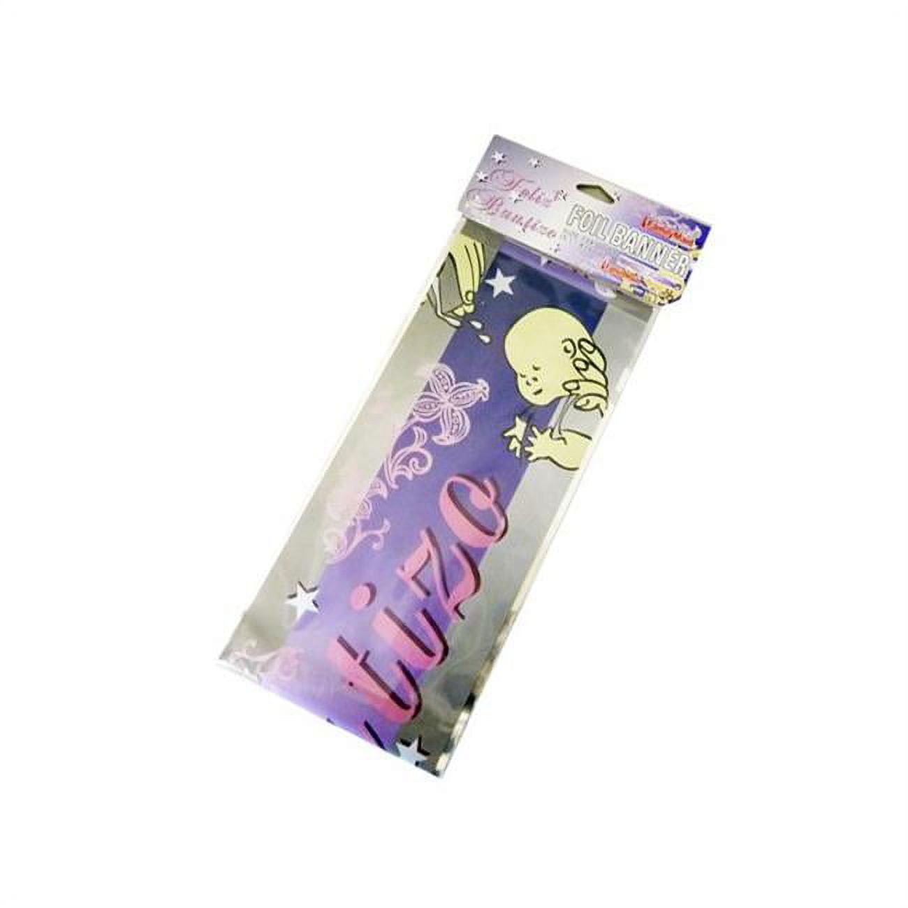 Picture of FamilyMaid 12766 Feliz Bautizo Foil Banner , Pack of 288