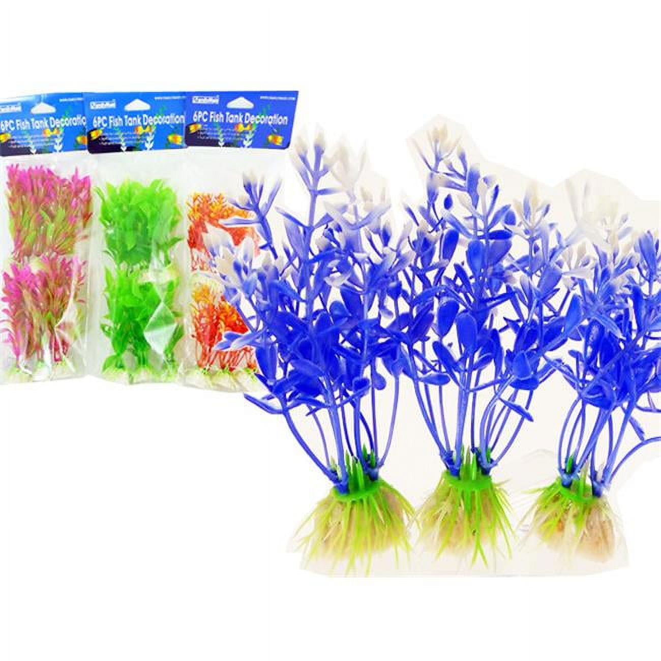 Picture of FamilyMaid 19099 6 Piece Fish Tank Decoration&#44; 4 Assorted Color - Pack of 144