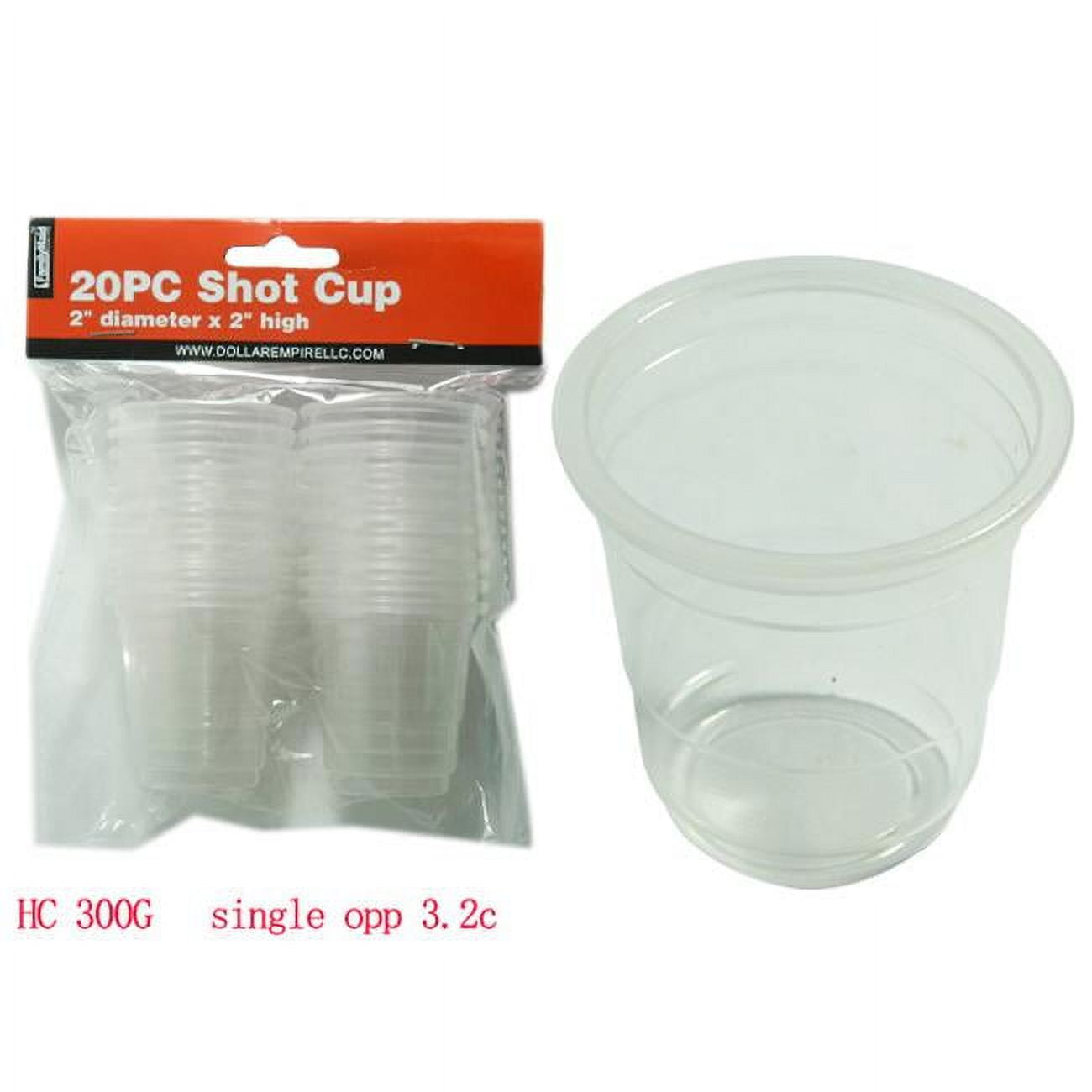 Picture of Family Maid 12955C 2 x 2 in. Shot Cup, Clear - 20 Piece - Pack of 72