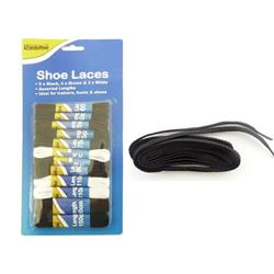 Picture of FamilyMaid 44910 Black&#44; Brown & White Shoe Lace - Pack of 24 - Case of 96