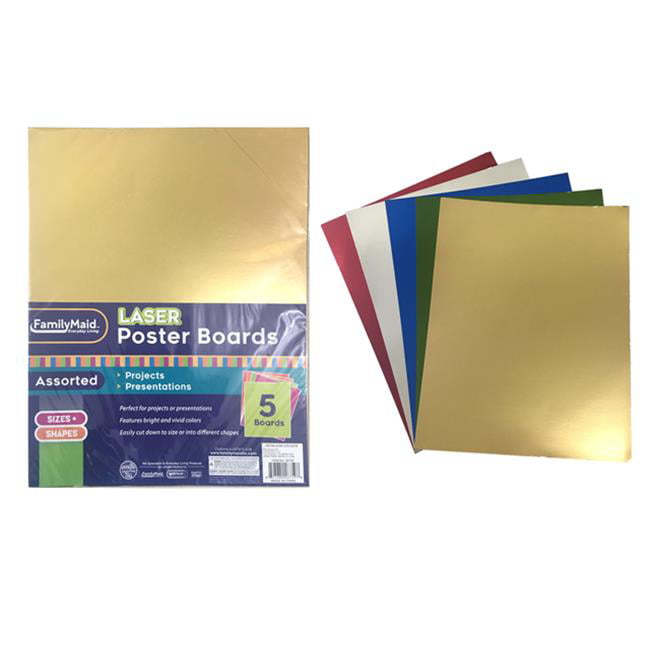 Picture of FamilyMaid 26759 11 x 14 in. 5 Assorted Color Laser Poster Boards&#44; 5 Piece - Pack of 120