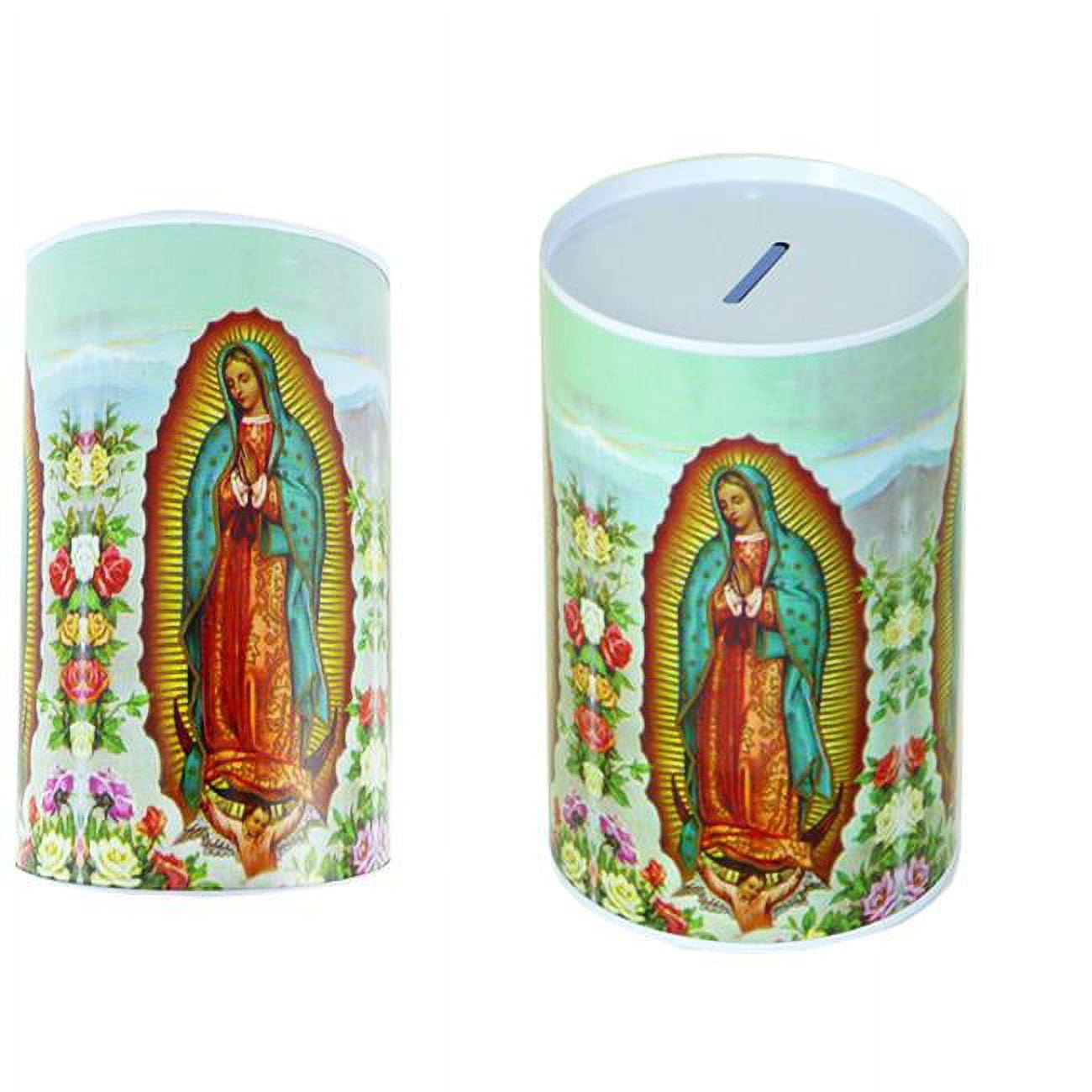 Picture of FamilyMaid 23242 Guadalupe Saving Bank Tin&#44; 11 dia. x 5.9 x 3.9 in. - Pack of 48
