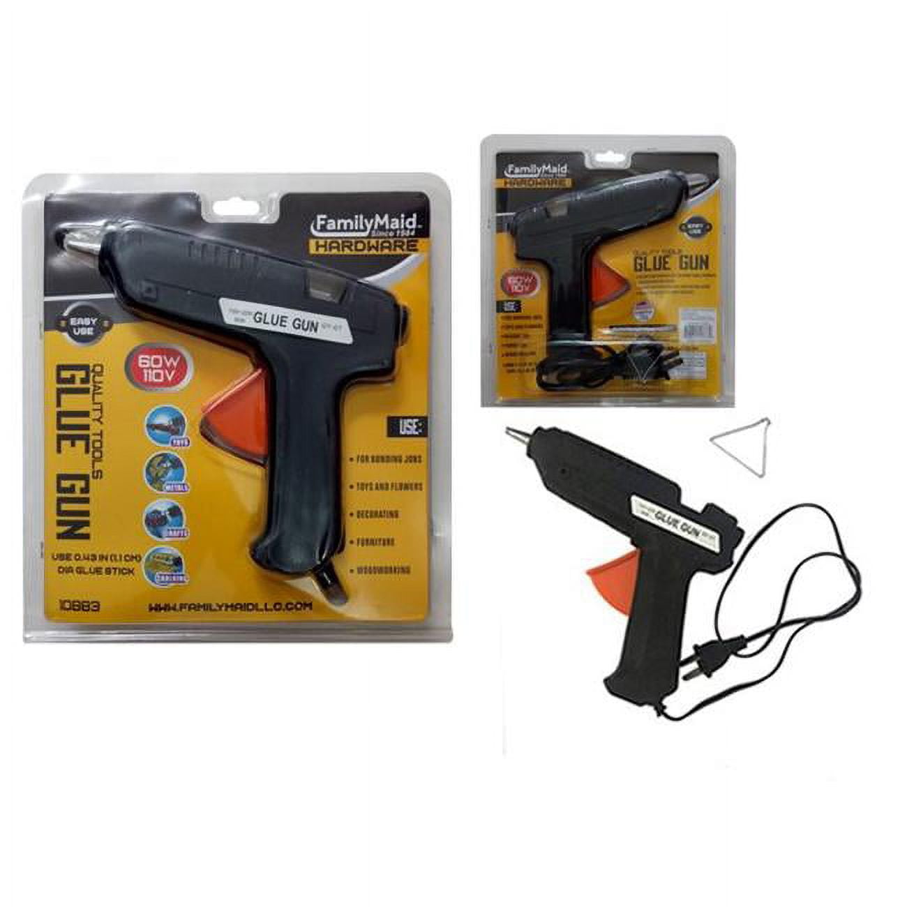 Picture of FamilyMaid 10883 Jumbo Glue Gun with 2 Stick&#44; Pack of 48