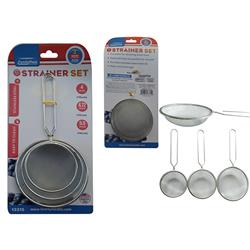 Picture of FamilyMaid 13315 4 in.&#44; 4.75 in.&#44; 5.5 in. Strainers - 3 Piece