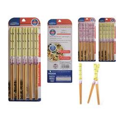 Picture of FamilyMaid 14052B 9.5 in. 4 Design Printed Bamboo Chopsticks - 5 Pair