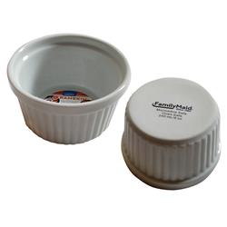 Picture of FamilyMaid 14177 4 in. Dia x 2.17 in. 240 ml Porcelain Ramekin
