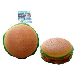 Picture of FamilyMaid 19359 6.5 in. Dia. Hamburger Squeaky Pet Toy with Tag
