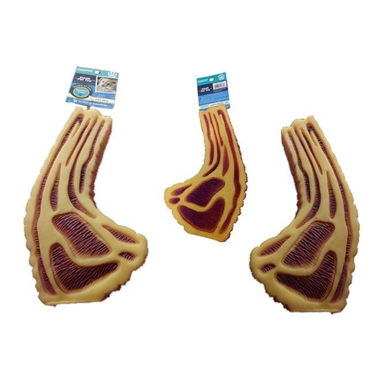 Picture of FamilyMaid 19360 10 in. Long Steak Squeaky Pet Toy with Tag