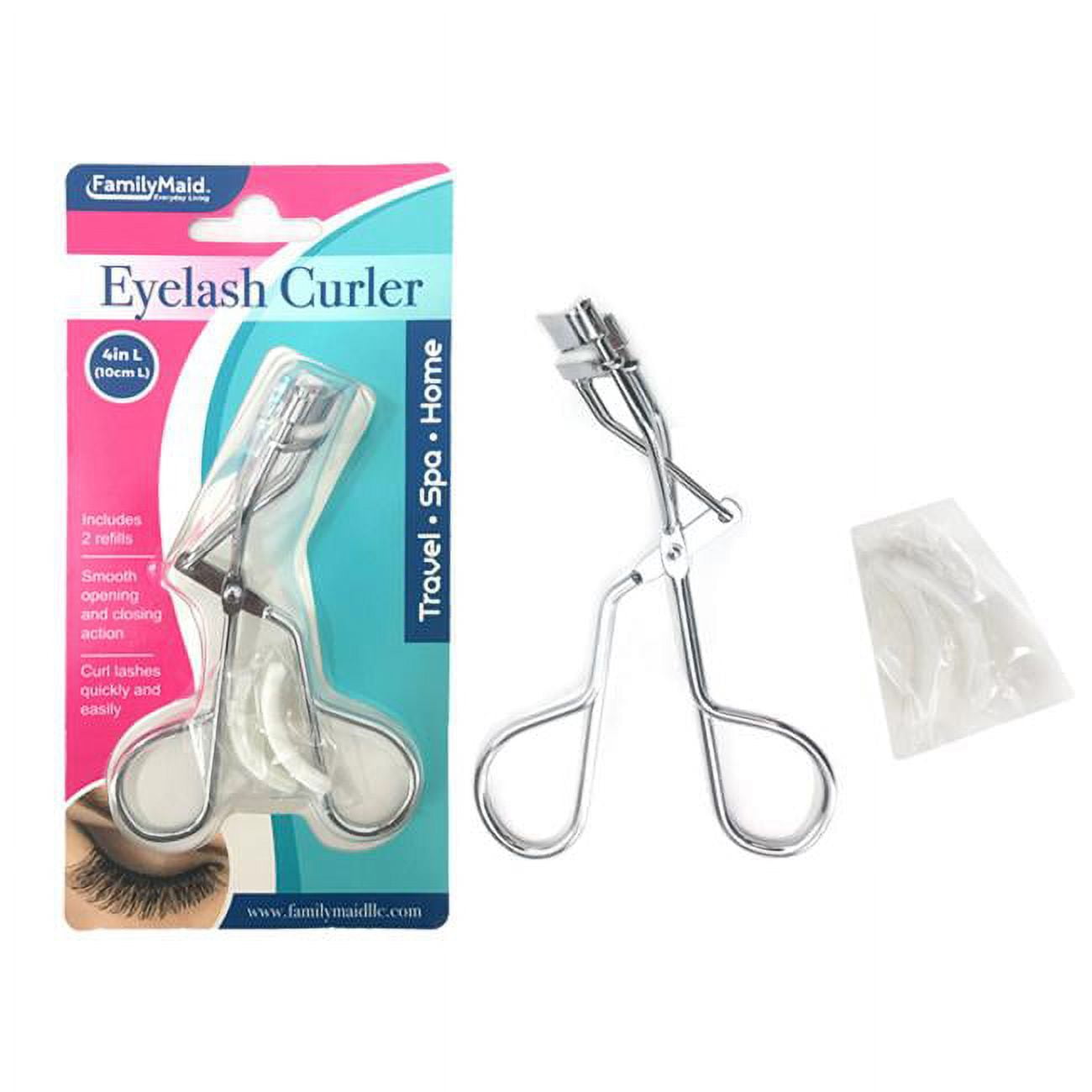 Picture of FamilyMaid 23154 4 in. Curler & 2 Replacements Eyelash
