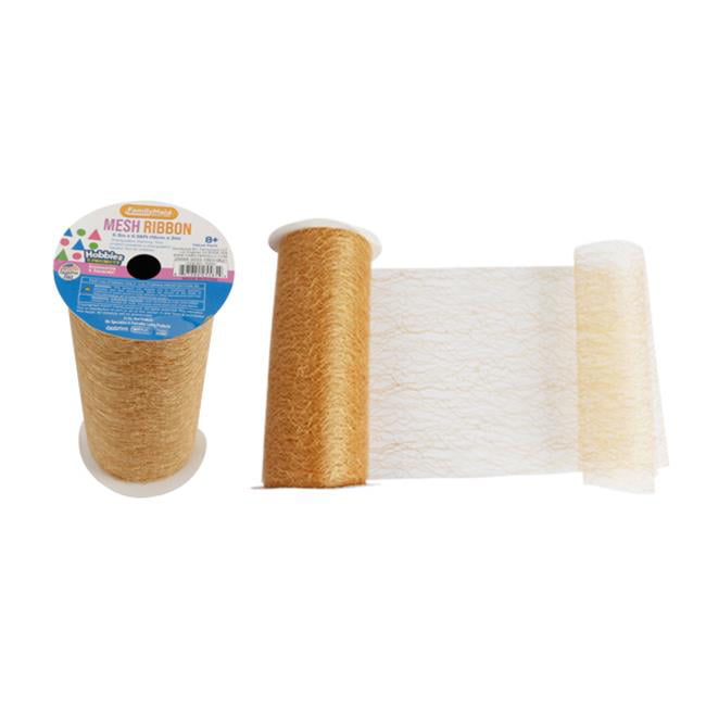 Picture of FamilyMaid 25585 6.3 in. x 6.5 ft. Net Mesh Ribbon, Gold