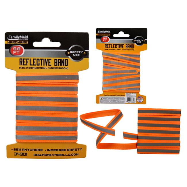 Picture of FamilyMaid 34301 3-1 cm Reflective Band&#44; Wide Orange