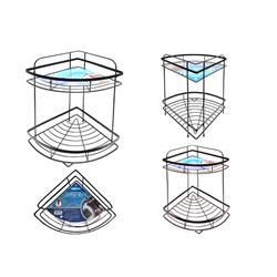 Picture of FamilyMaid 51541 12 x 9 x 14 in. 2 Tier Triangle Bath Rack&#44; Brown &amp; Black - Pack of  12