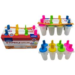 Picture of Familymaid 15014 Ice Freezer Pop Maker - Pink&#44; Blue&#44; Green & Yellow - 8 Piece