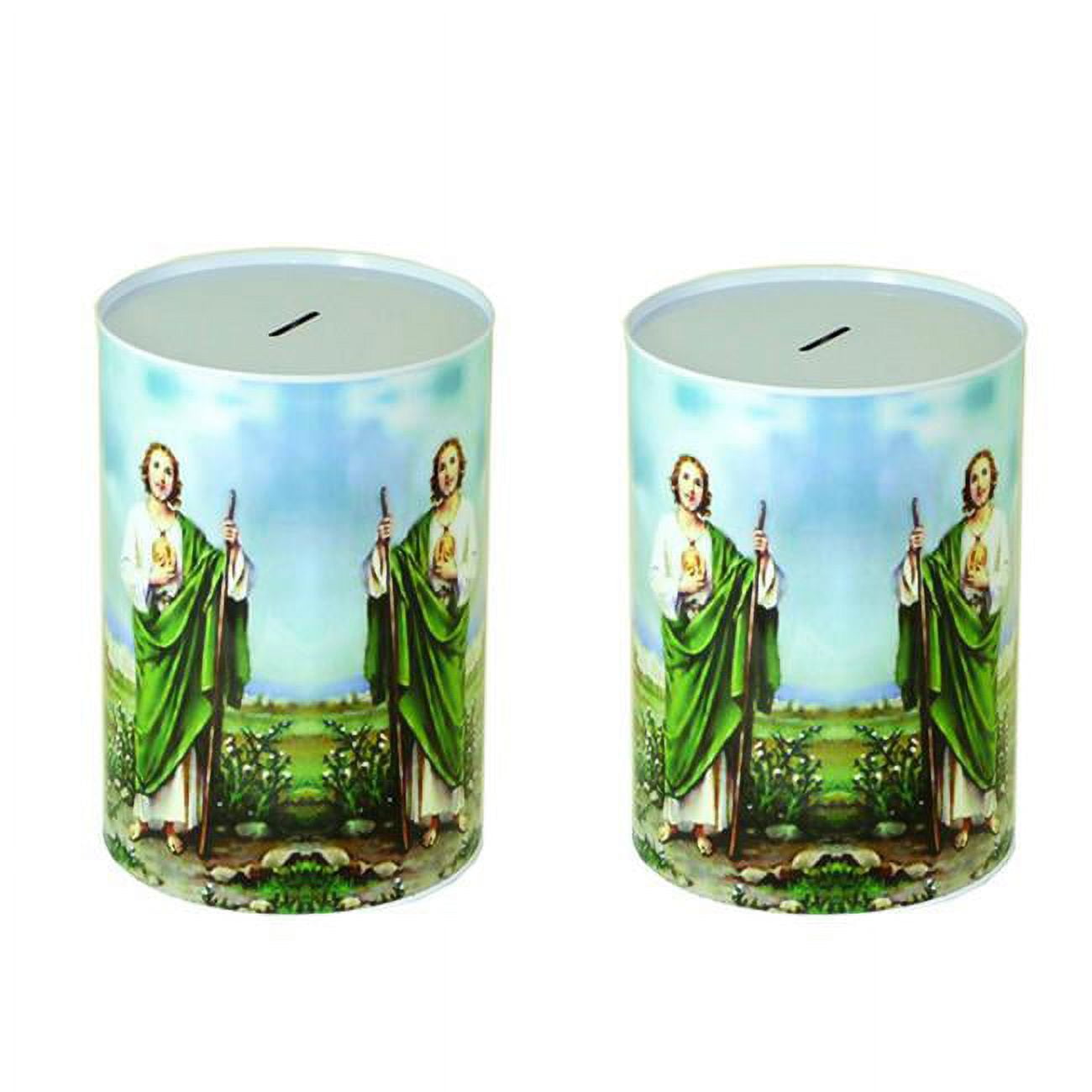 Picture of Familymaid 23342 3.9 in. Dia. x 5.9 in. Tin Saving Bank San Judas