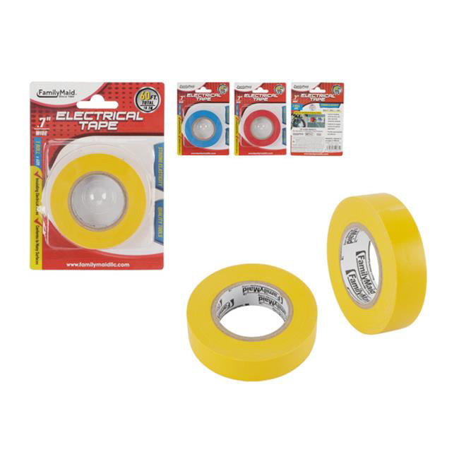Picture of Familymaid 15998A 0.15 mm x 19 mm x 60 ft. Electric Tape&#44; Blue&#44; Yellow & Red