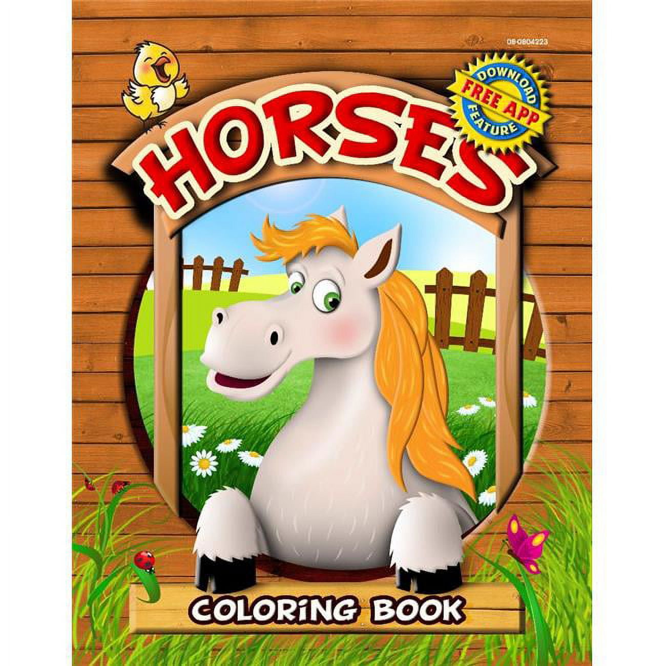 Picture of DDI 1945341 Horses Coloring Book Case of 48