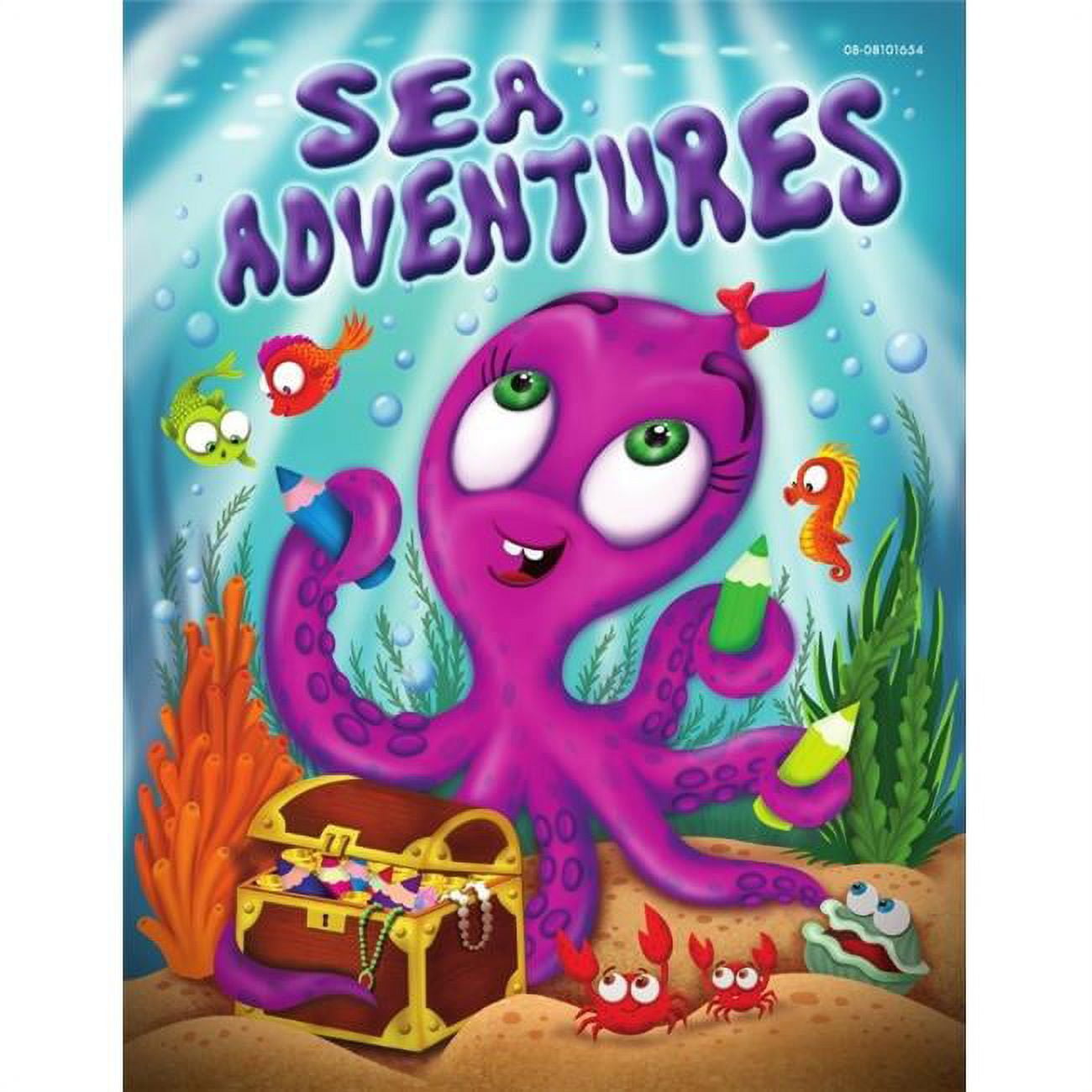 Picture of DDI 1945554 Sea Adventures Coloring Book Case of 48