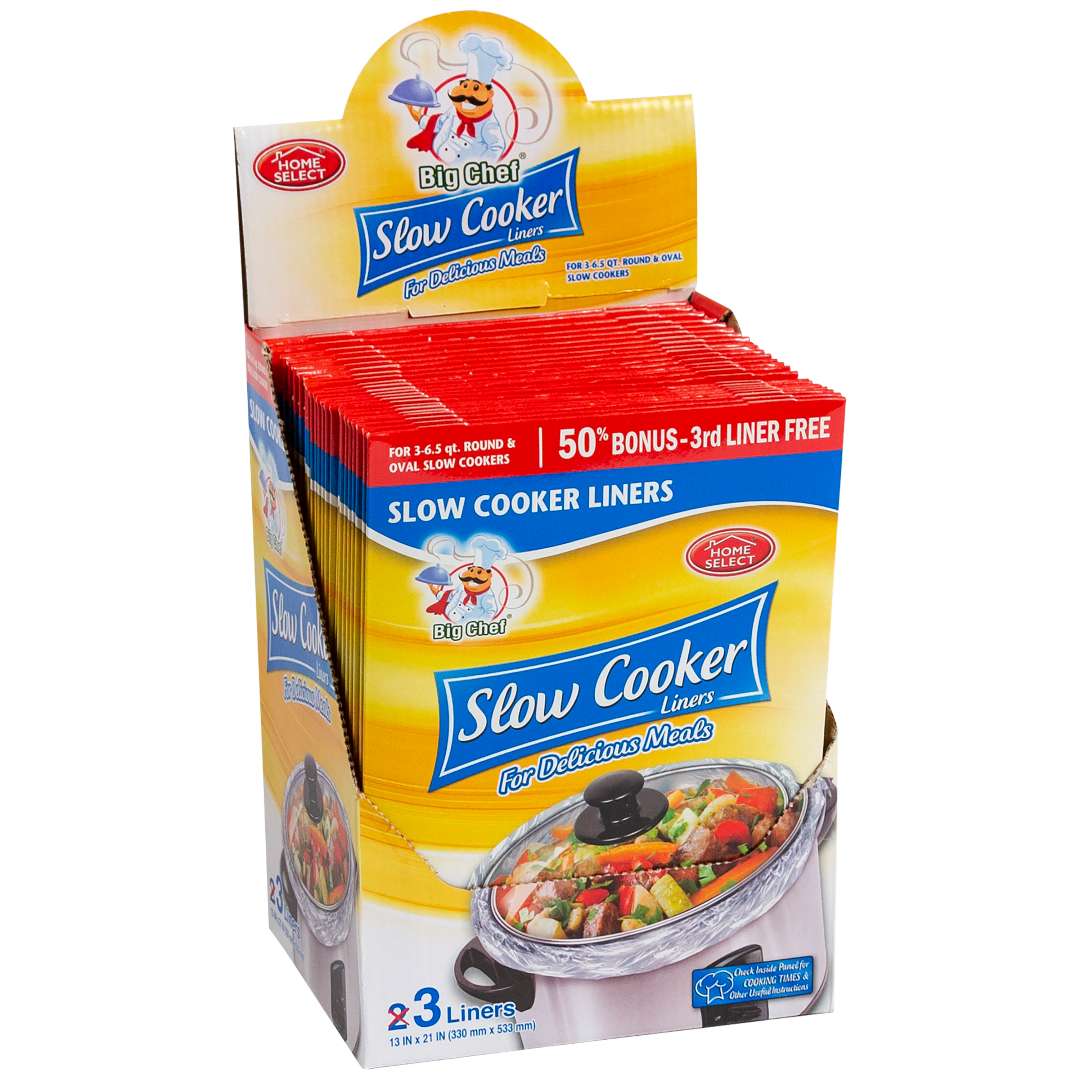2133199 Slow Cooker Liners - 2 Pack, Display case of 24