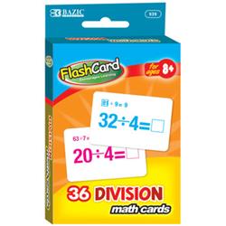 Picture of DDI 1875753 BAZIC Division Flashcards Case of 24