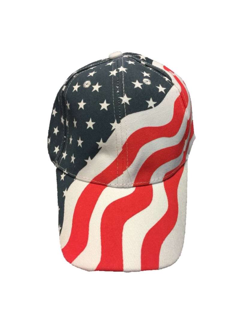 American Flag Baseball Hats case of 36