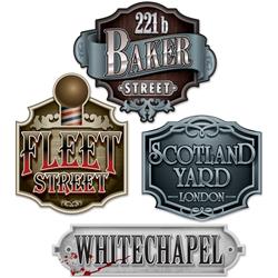 Picture of DDI 2181730 Sherlock Holmes Decorative Sign Cutouts&#44; Case of 24