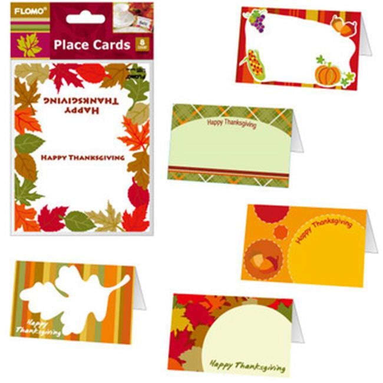 Picture of DDI 1930724 8 pack Thanksgiving Place Card Holders Case of 72